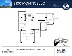 3100 Monticello Ave, Dallas, TX for lease Floor Plan- Image 1 of 1
