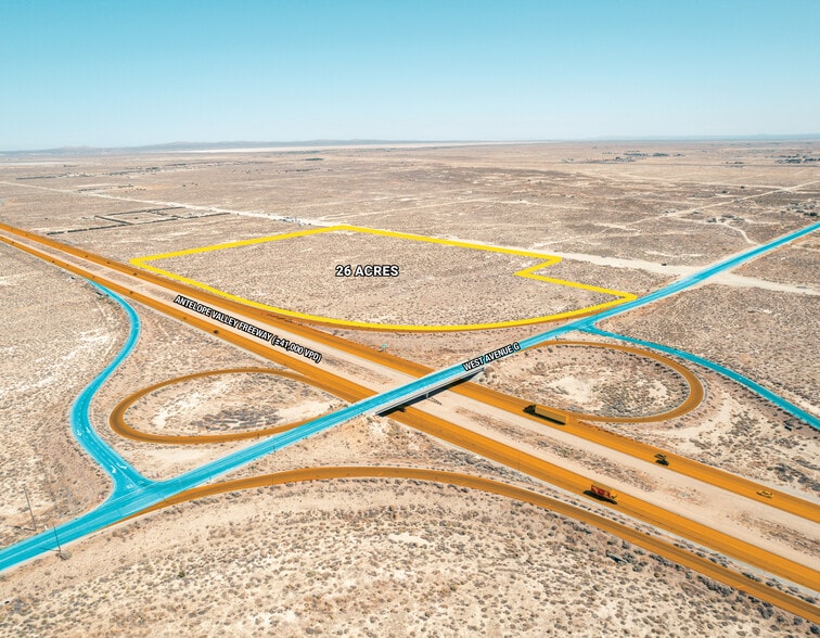 NE Corner I-14 & G Ave, Lancaster, CA for sale - Building Photo - Image 1 of 5