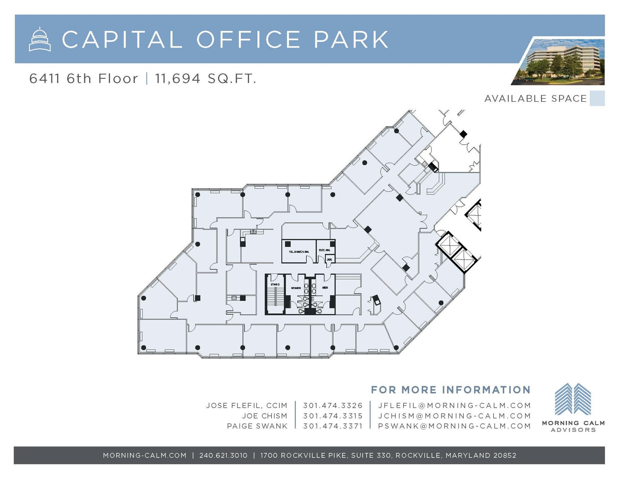 6411 Ivy Ln, Greenbelt, MD for lease Floor Plan- Image 1 of 1