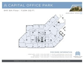 6411 Ivy Ln, Greenbelt, MD for lease Floor Plan- Image 1 of 1