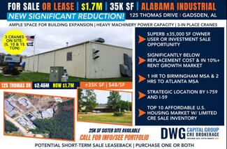 More details for 125 Thomas Dr, Gadsden, AL - Industrial for Sale