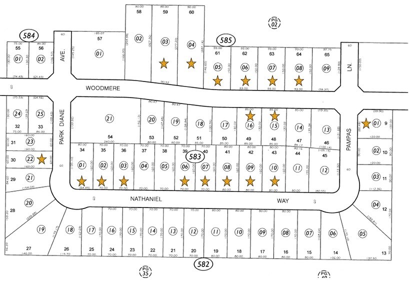 5906 Woodmere Dr, Bakersfield, CA for sale - Plat Map - Image 2 of 2