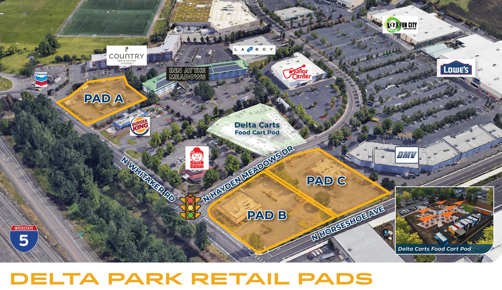 9620 N Whitaker Rd, Portland, OR for lease Aerial- Image 1 of 5