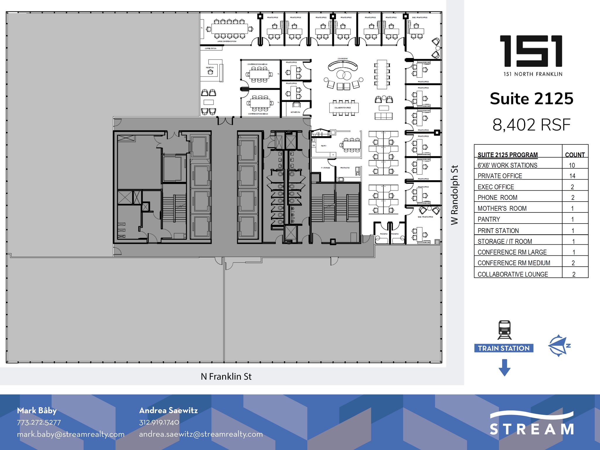 151 N Franklin St, Chicago, IL for lease Floor Plan- Image 1 of 1