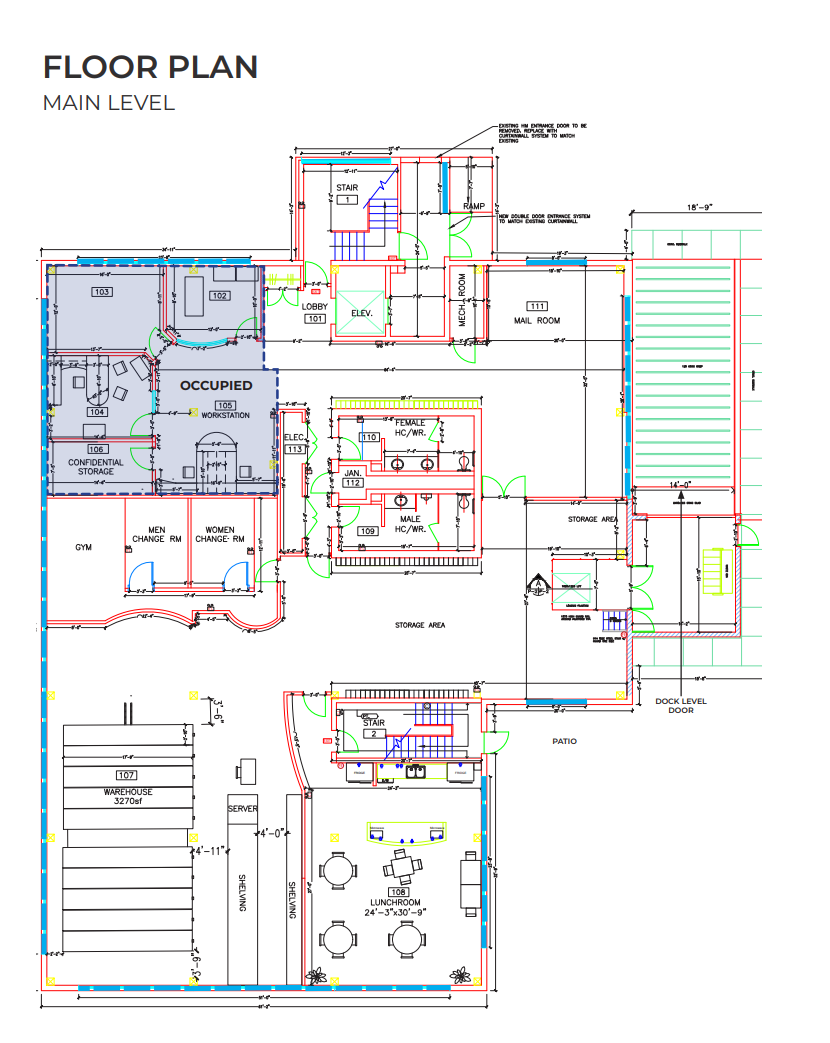 319 Bridgeport Rd E, Waterloo, ON for lease Floor Plan- Image 1 of 2