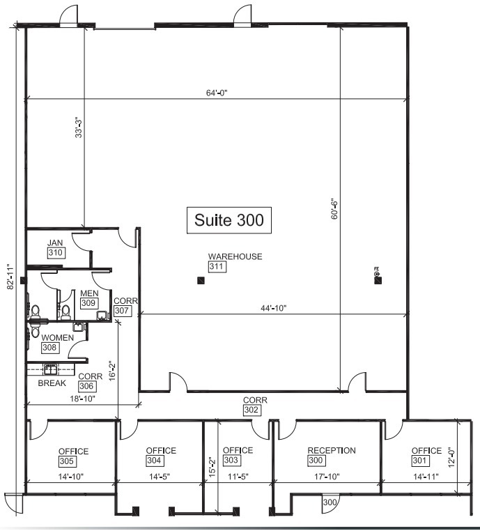 1900 Firman Dr, Richardson, TX for lease Floor Plan- Image 1 of 1