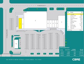 302 N Main St, Highlands, TX for lease Site Plan- Image 1 of 1