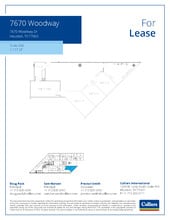 7670 Woodway Dr, Houston, TX for lease Floor Plan- Image 1 of 1