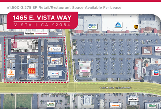 More details for 1465 E Vista Way, Vista, CA - Retail for Lease