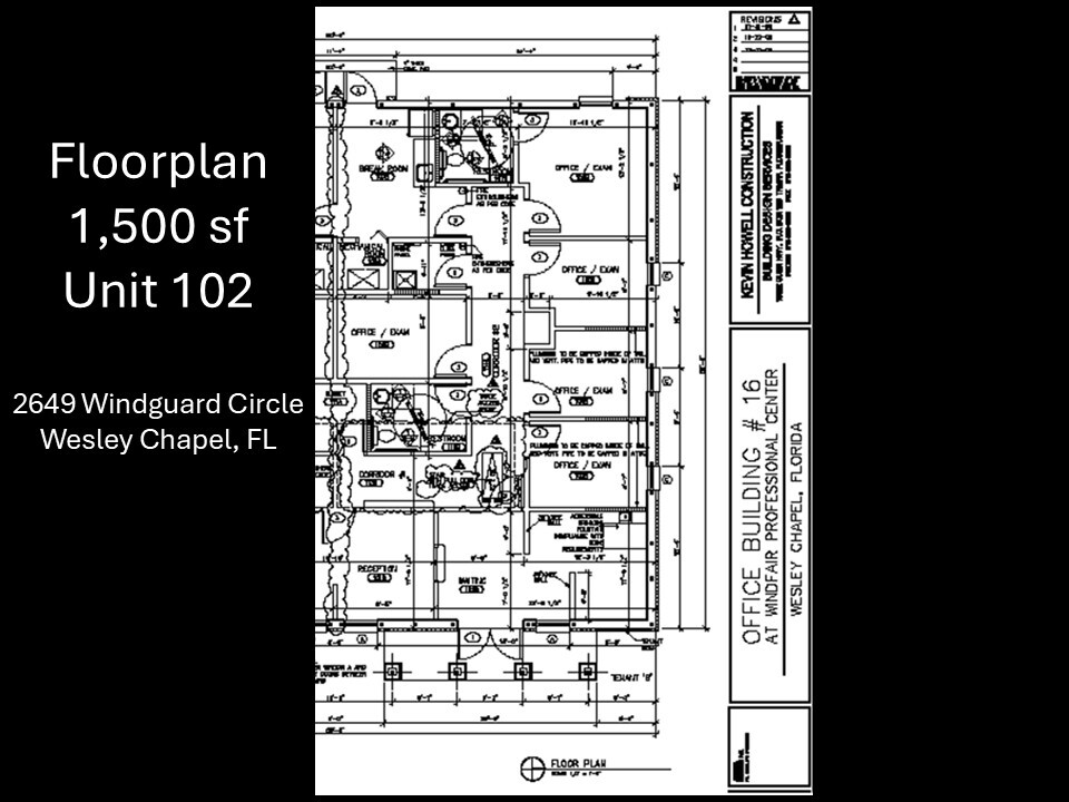 2649 Windguard Cir, Zephyrhills, FL for lease Floor Plan- Image 1 of 1