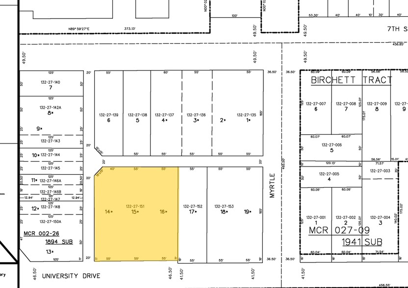 20 E University Dr, Tempe, AZ for sale - Plat Map - Image 1 of 1