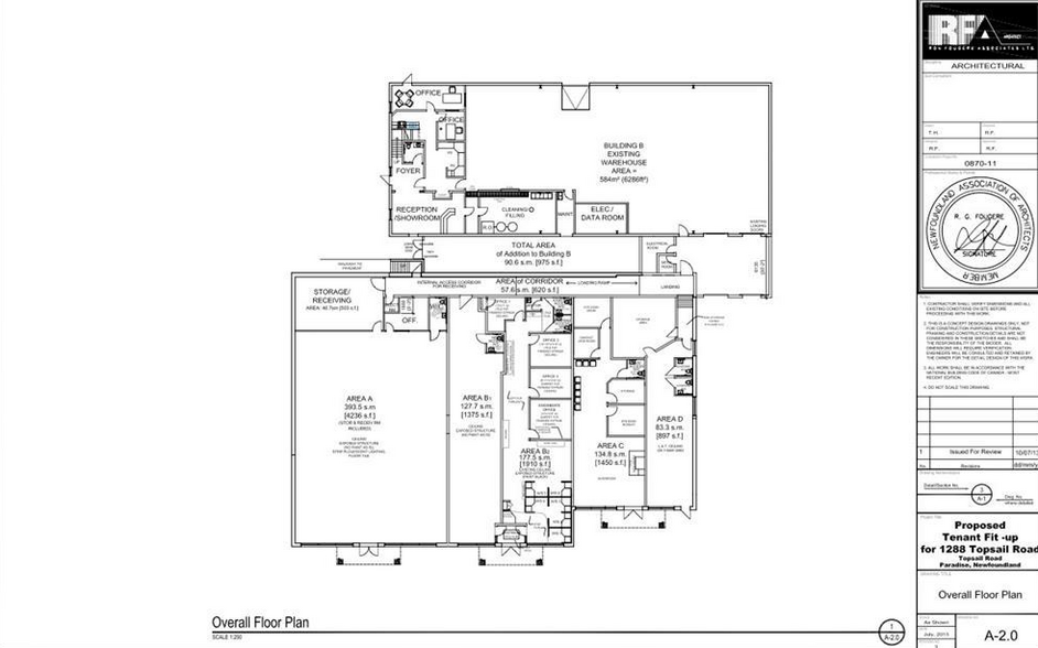 1288 Topsail Rd, Paradise, NL for sale - Site Plan - Image 2 of 2