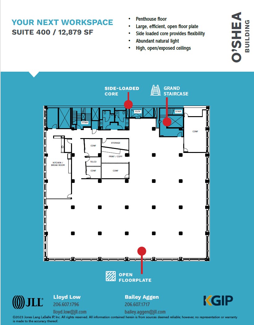 501-511 Pine St, Seattle, WA for lease Floor Plan- Image 1 of 4