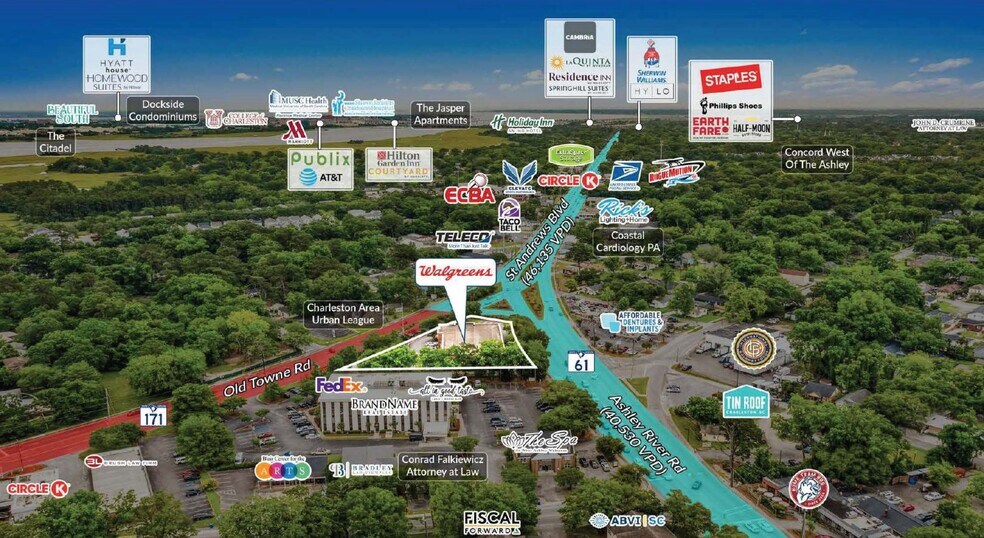 1115 Old Towne Rd, Charleston, SC 29407 Walgreens Charleston, SC