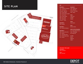 174 E Sheldon St, Prescott, AZ for lease Site Plan- Image 1 of 1