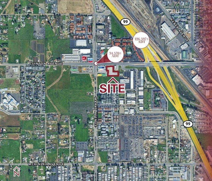 2741, 2755-2827 W Clinton Ave, Fresno, CA for lease - Building Photo - Image 2 of 3