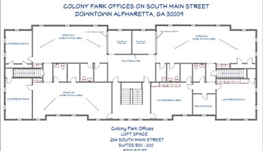 284 S Main St, Alpharetta, GA for lease Floor Plan- Image 2 of 14