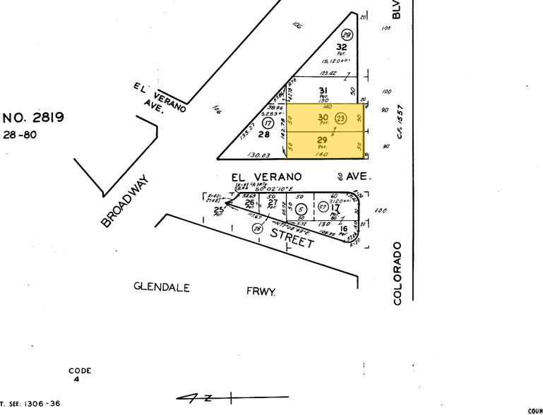 2751 Colorado Blvd, Los Angeles, CA for lease - Plat Map - Image 2 of 14