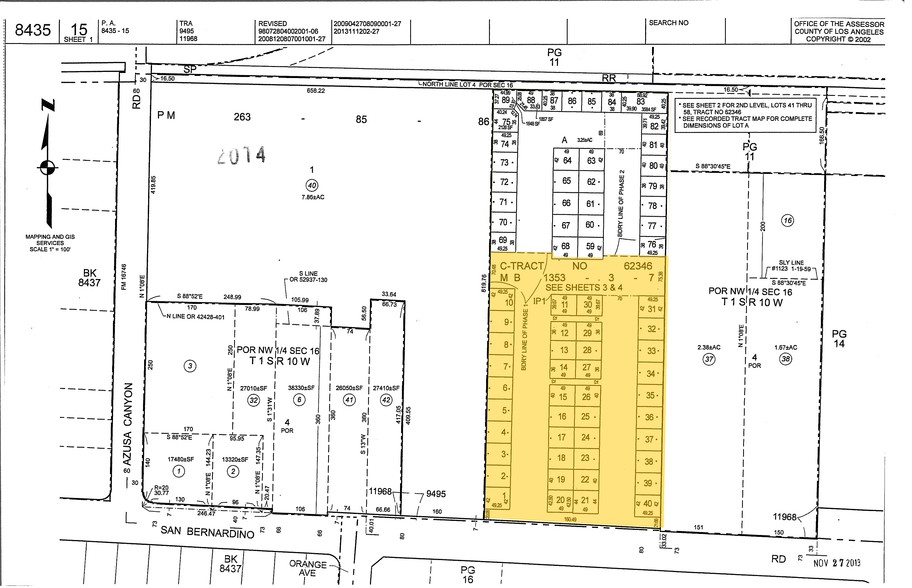 1773 W San Bernardino Rd, West Covina, CA for lease - Plat Map - Image 2 of 48