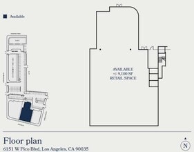 1260-1270 S La Cienega Blvd, Los Angeles, CA for lease Floor Plan- Image 2 of 2
