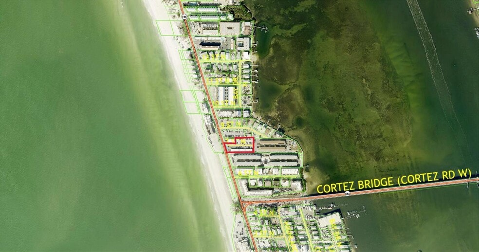 109 7th St N, Bradenton Beach, FL for lease - Aerial - Image 3 of 3