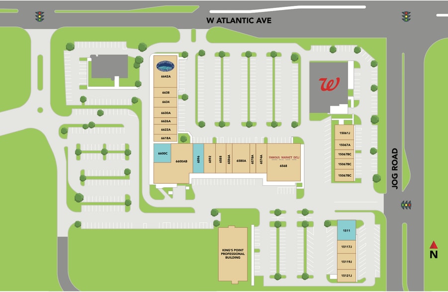 6598-6642 W Atlantic Ave, Delray Beach, FL for lease - Building Photo - Image 2 of 7