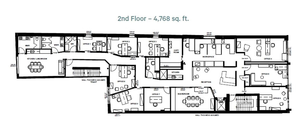 231-235 King St E, Toronto, ON for lease Floor Plan- Image 1 of 1