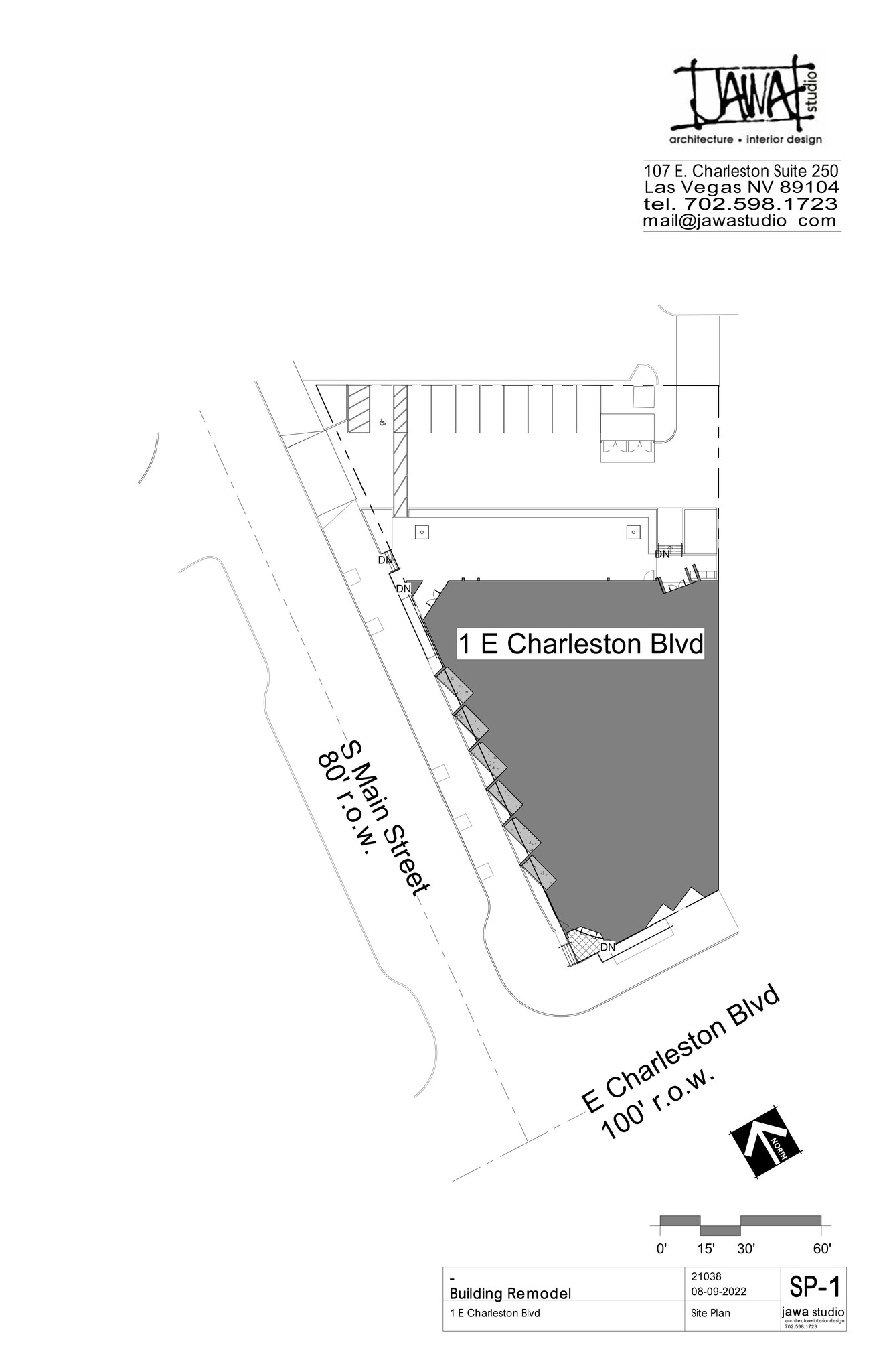 1 E Charleston Blvd, Las Vegas, NV for lease Site Plan- Image 1 of 6