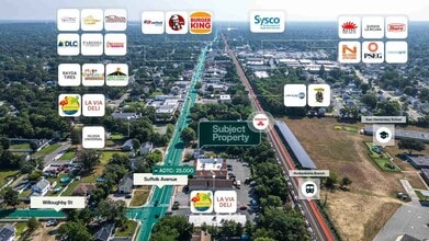 1044 Suffolk Ave, Brentwood, NY - AERIAL  map view