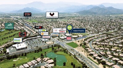 44125 Jefferson St, La Quinta, CA - AERIAL  map view