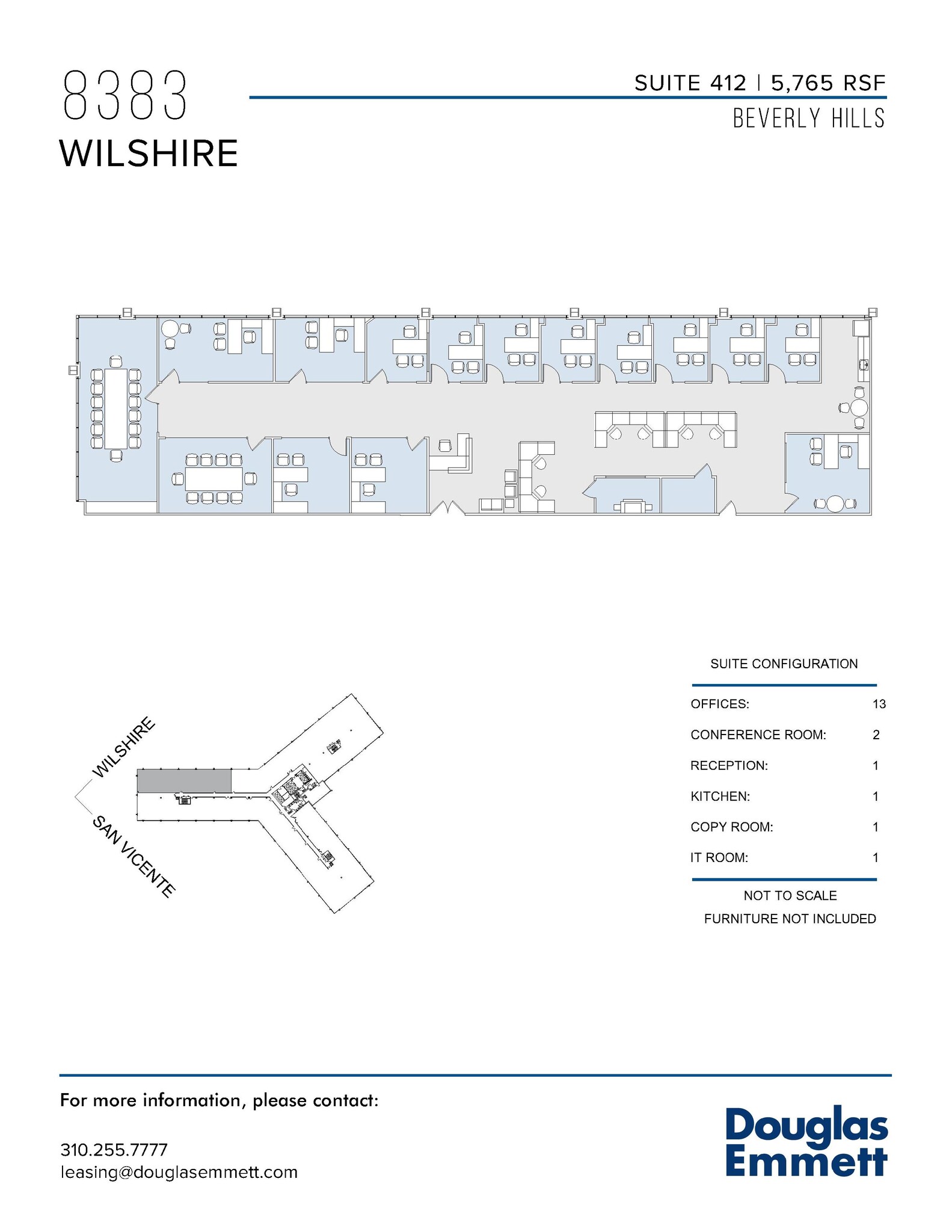 8383 Wilshire Blvd, Beverly Hills, CA for lease Floor Plan- Image 1 of 1