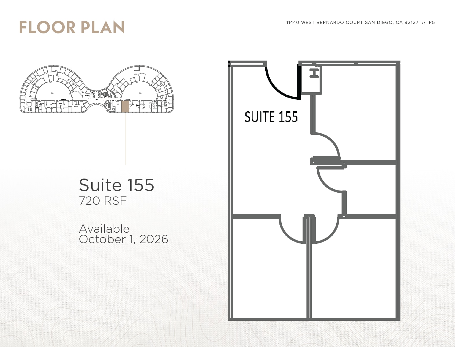 11440 W bernardo Ct, San Diego, CA for lease Floor Plan- Image 1 of 1