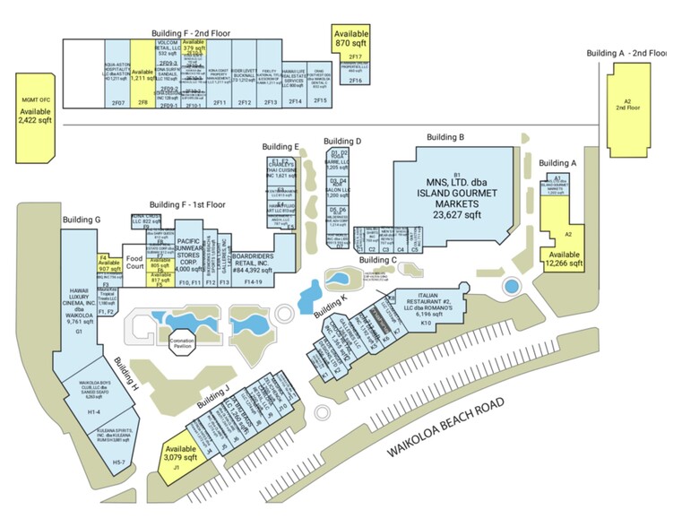 Waikoloa Beach Dr, Waikoloa, HI for lease - Site Plan - Image 2 of 6