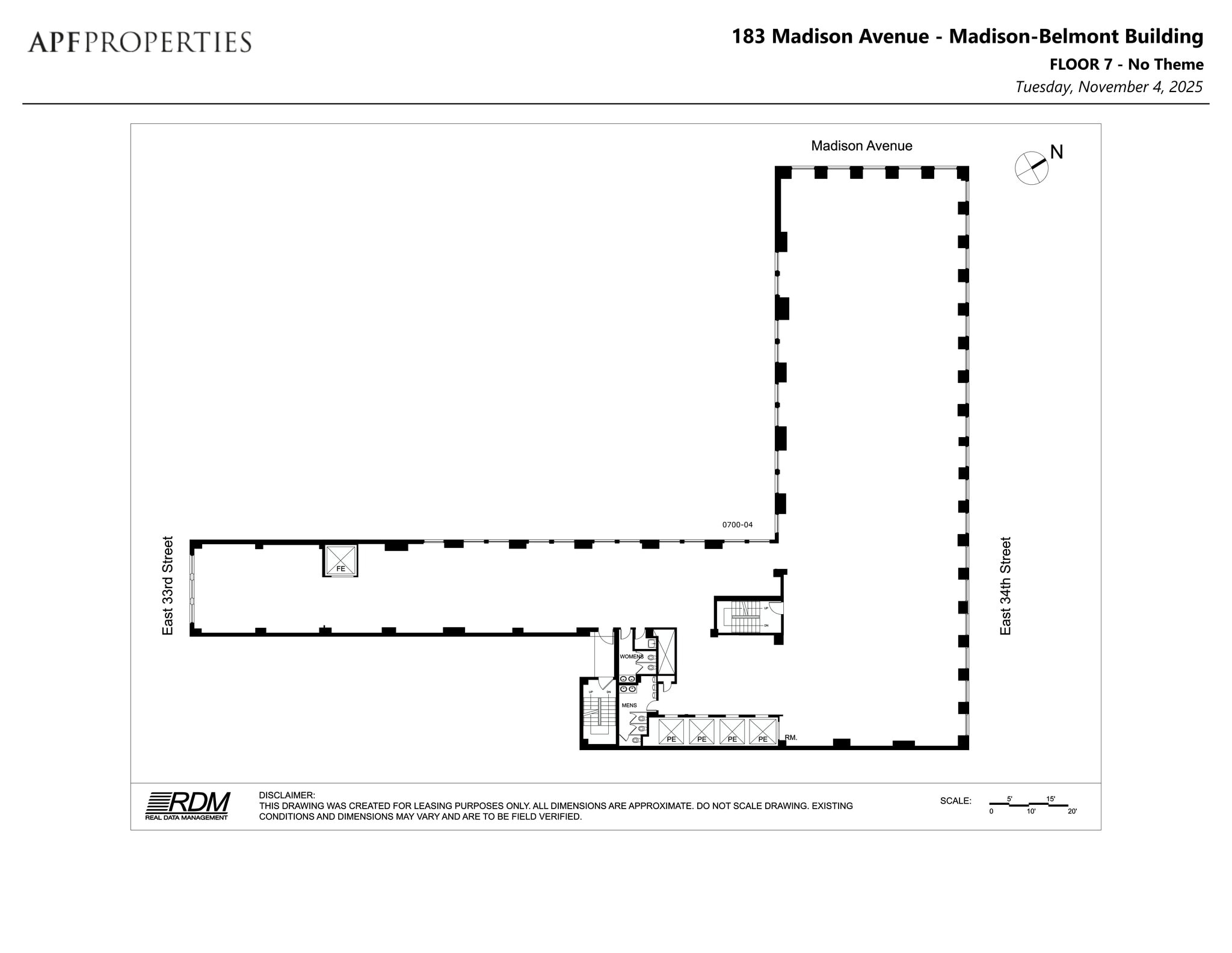 183 Madison Ave, New York, NY for lease Site Plan- Image 1 of 7