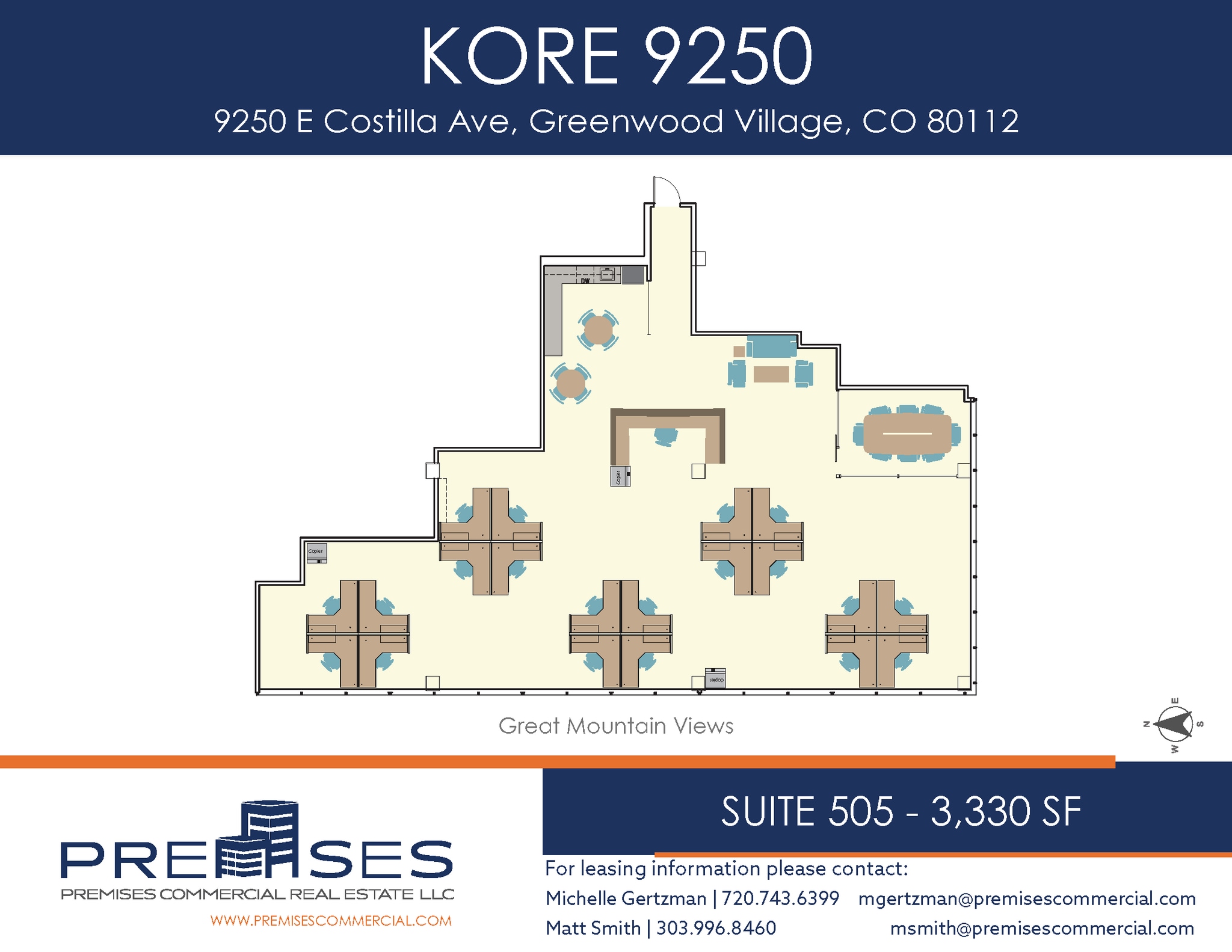 9250 E Costilla Ave, Greenwood Village, CO for lease Floor Plan- Image 1 of 1