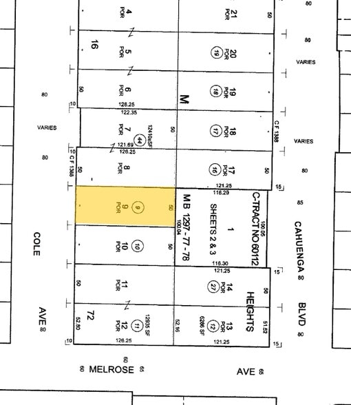 716 Cole Ave, Los Angeles, CA for sale - Plat Map - Image 3 of 3