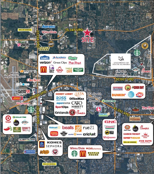 Zeigler Blvd, Mobile, AL for sale - Building Photo - Image 2 of 2