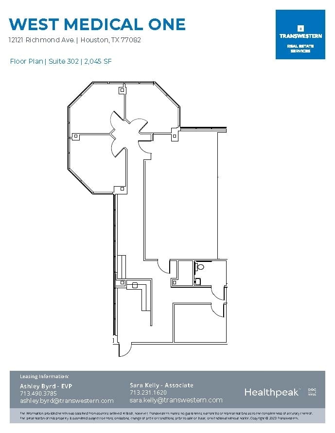 12121 Richmond Ave, Houston, TX for lease Floor Plan- Image 1 of 2