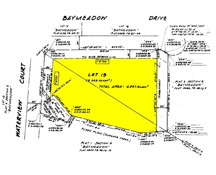 6752 Baymeadow Dr, Glen Burnie, MD for sale - Plat Map - Image 2 of 8