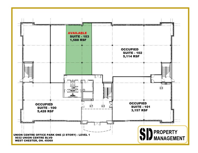 9032 Union Centre Blvd, West Chester, OH for lease - Floor Plan - Image 3 of 5