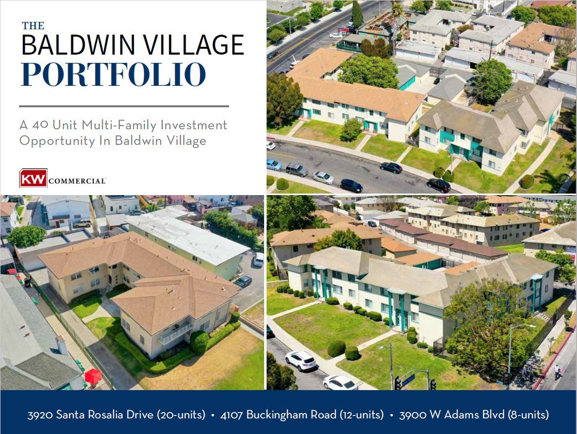 Baldwin Village Portfolio Los Angeles, CA for Sale