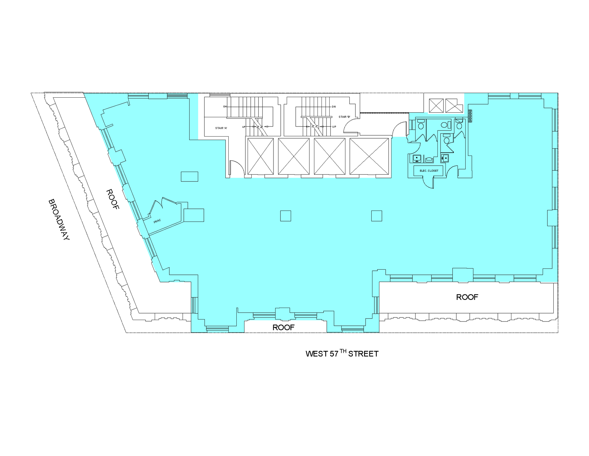 1776 Broadway, New York, NY for lease Floor Plan- Image 1 of 7