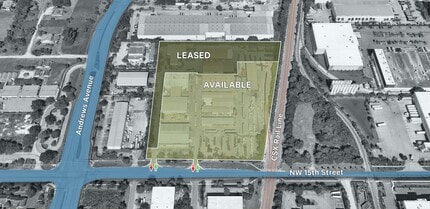 1341 NW 15th St, Pompano Beach, FL - AERIAL map view