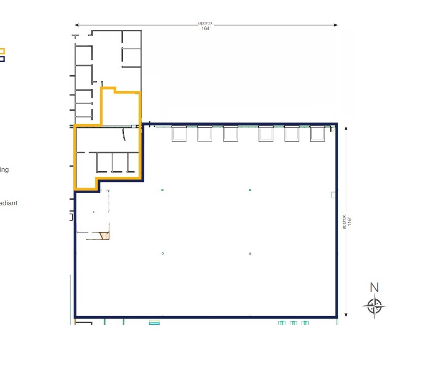 4605-4649 52nd Ave SE, Calgary, AB for lease Floor Plan- Image 1 of 1