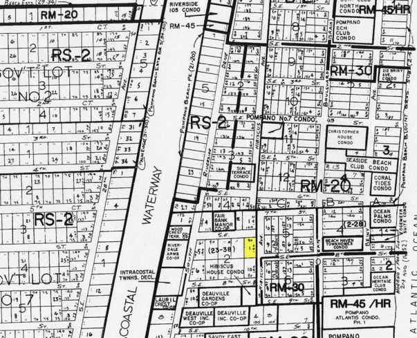 741 Hibiscus Ave, Pompano Beach, FL for sale - Plat Map - Image 3 of 43