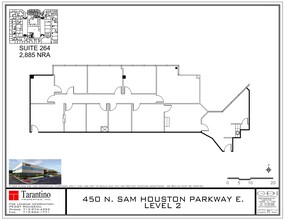 450 N Sam Houston Pky E, Houston, TX for lease Site Plan- Image 1 of 1