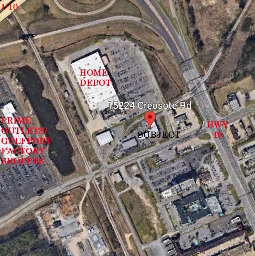 15524 Creosote Rd, Gulfport, MS for lease Aerial- Image 1 of 8