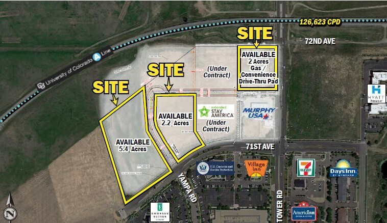 72nd Ave & Tower Rd, Denver, CO for lease Building Photo- Image 1 of 2