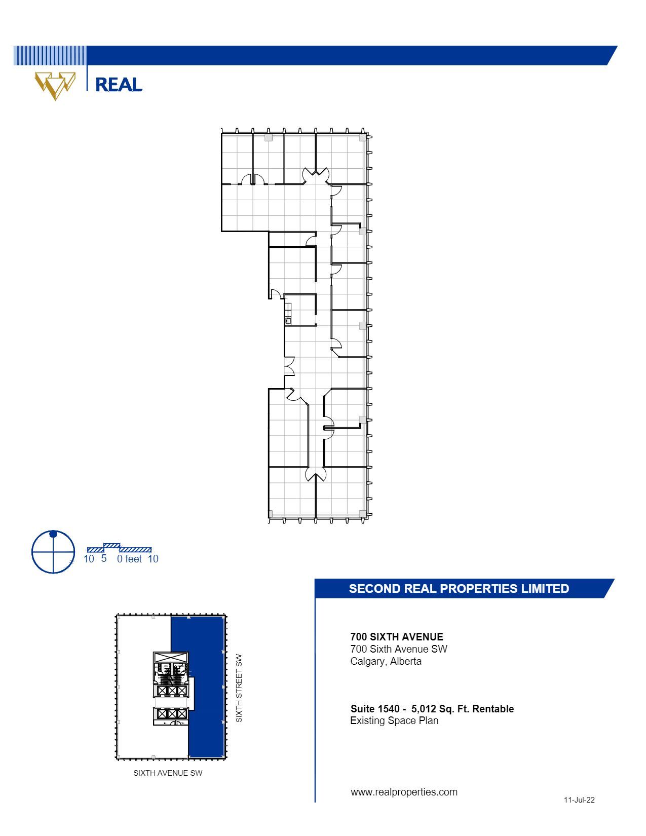 700 6th Ave SW, Calgary, AB for lease Floor Plan- Image 1 of 1