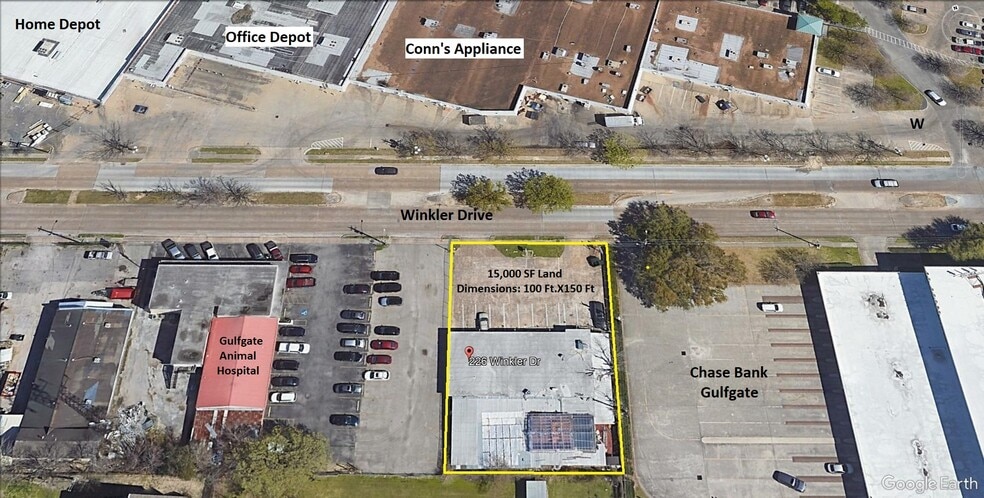 226-230 Winkler Dr, Houston, TX for sale - Aerial - Image 2 of 10